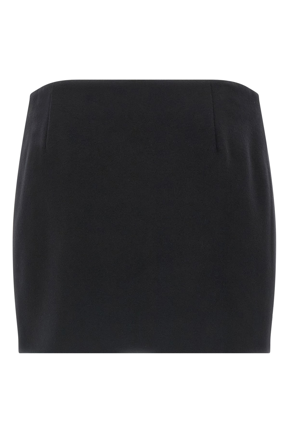 wool and cashmere mini skirt