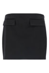 wool and cashmere mini skirt