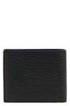 gancini wallet in calf leather