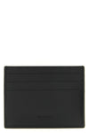 gancini card holder in treated calf leather