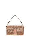 baguette velvet shoulder bag