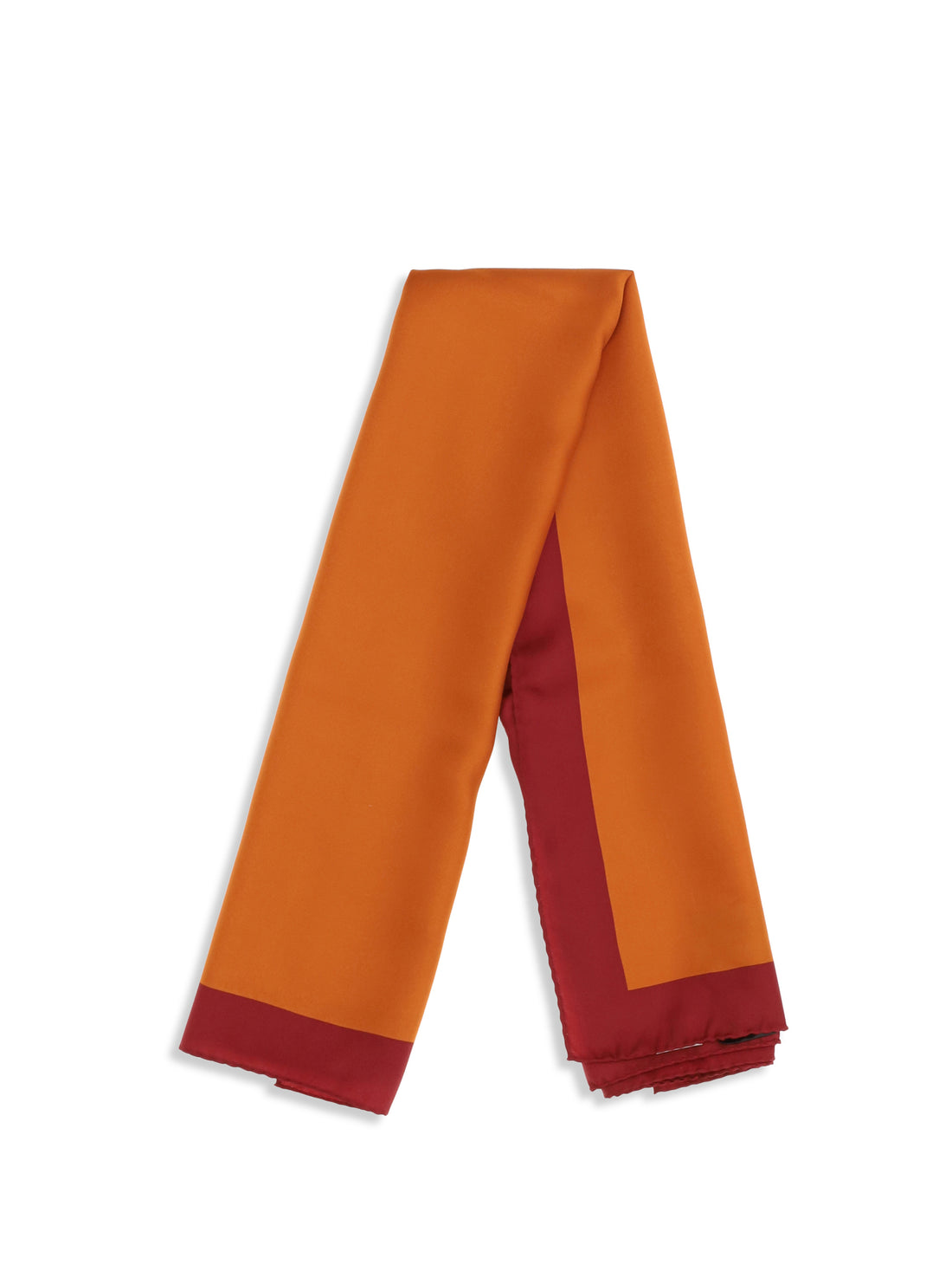 SAINT LAURENT OS cassandre square silk twill scarf