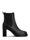 chelsea boots in leather