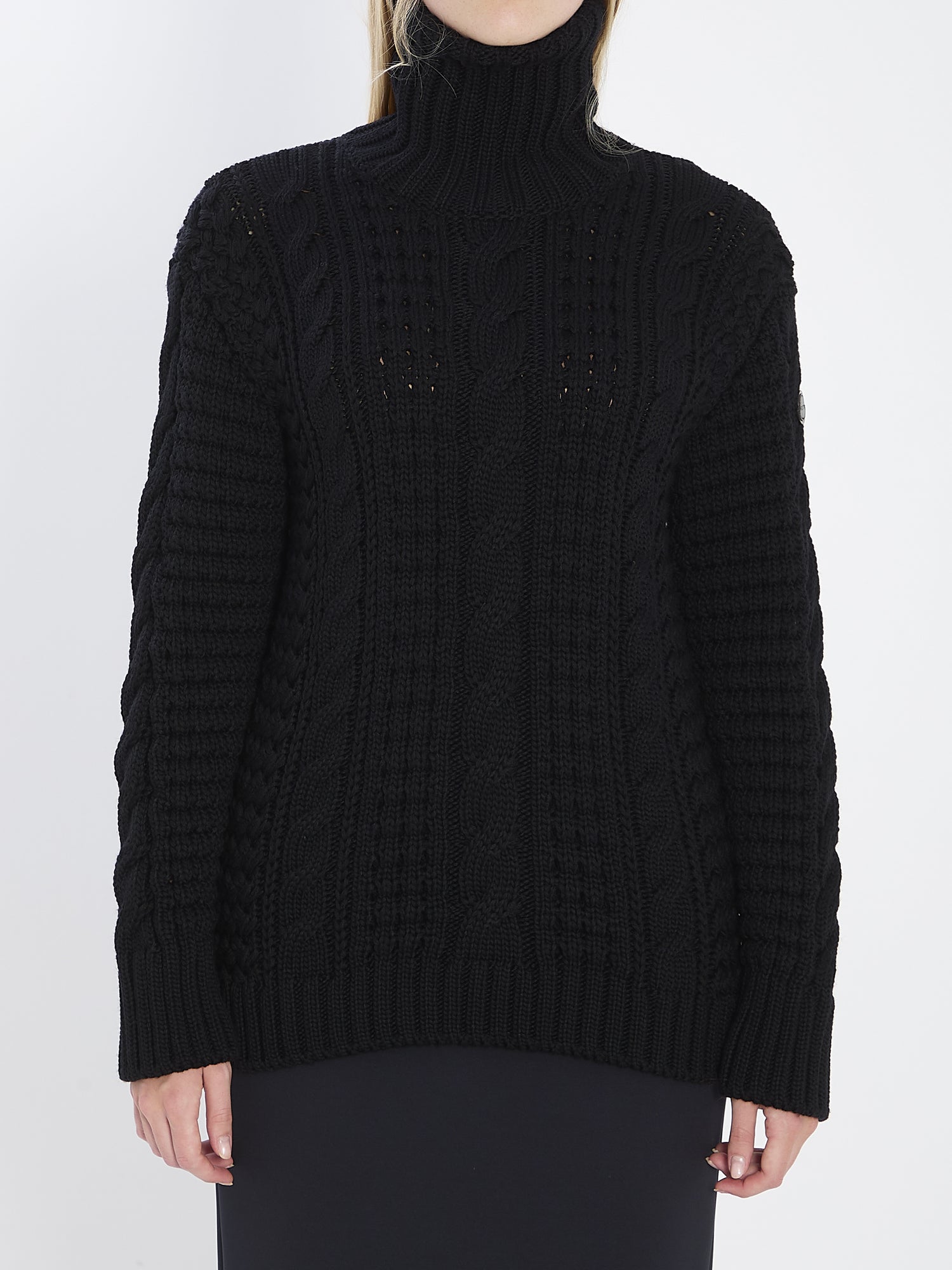 MONCLER X EDWARD ENNINFUL S ee72 turtleneck sweater tricot 