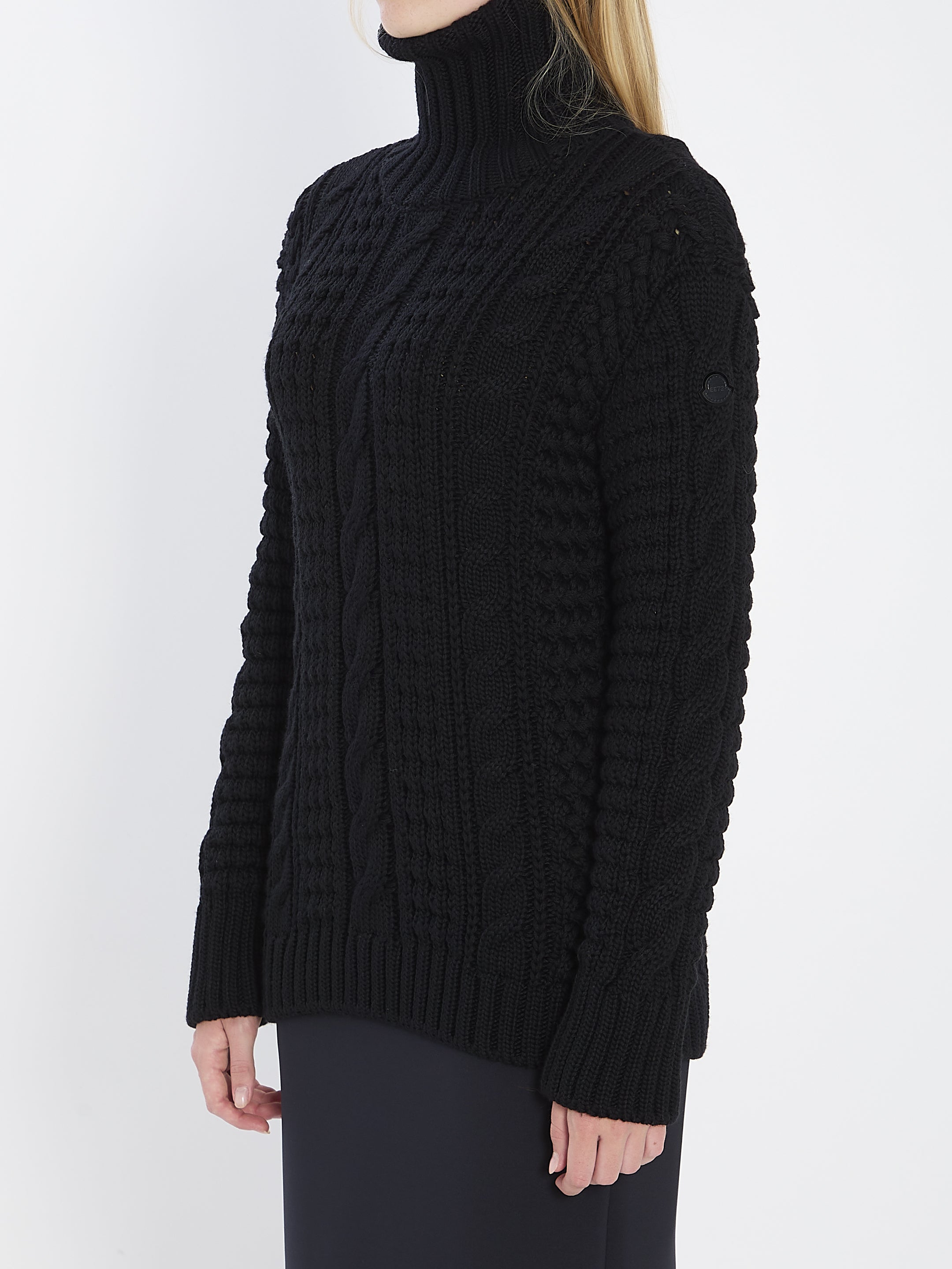 MONCLER X EDWARD ENNINFUL S ee72 turtleneck sweater tricot 