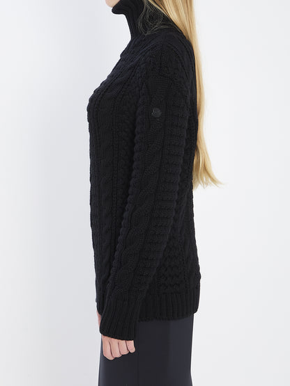 MONCLER X EDWARD ENNINFUL S ee72 turtleneck sweater tricot 