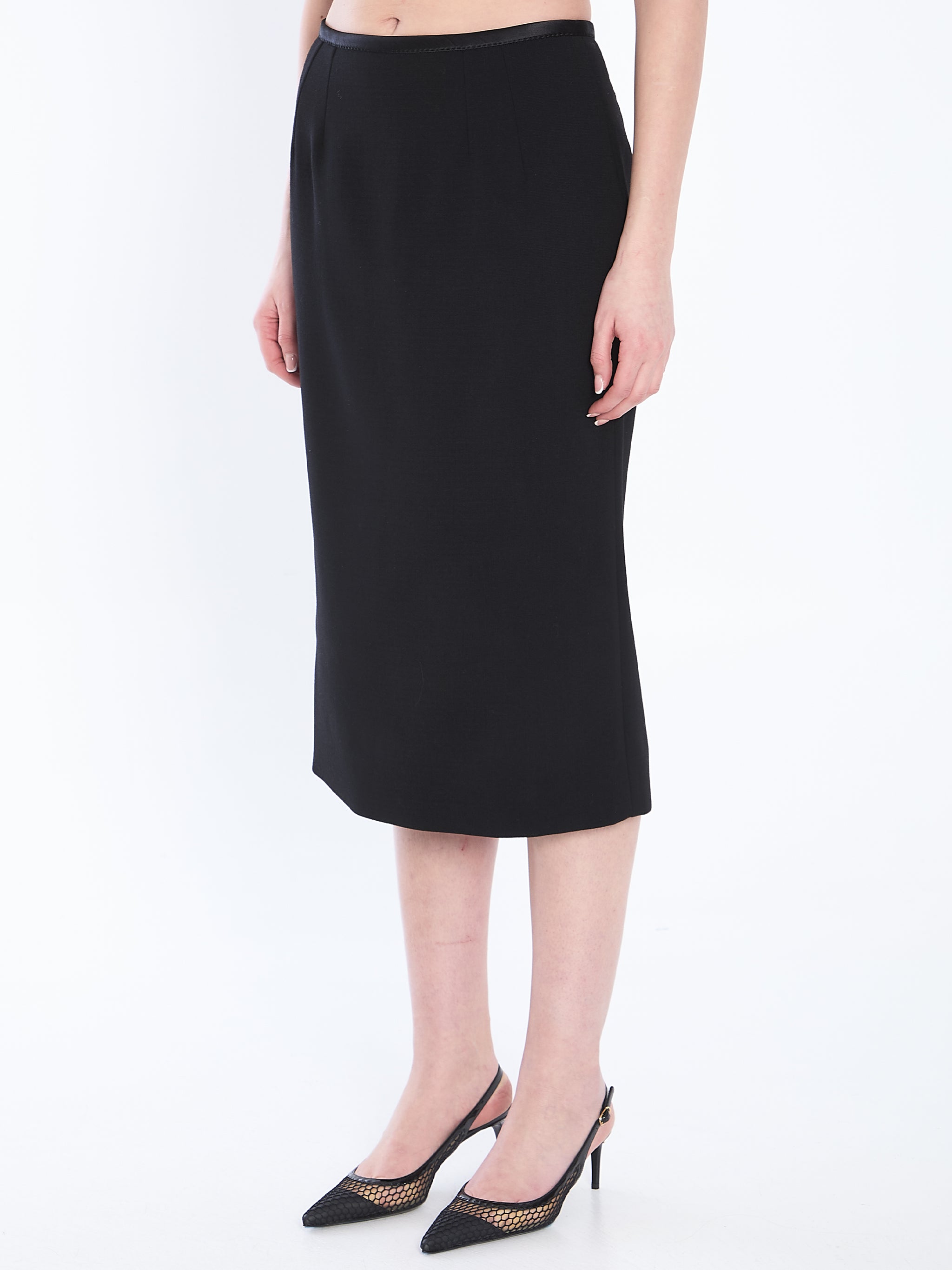 pencil longuette skirt