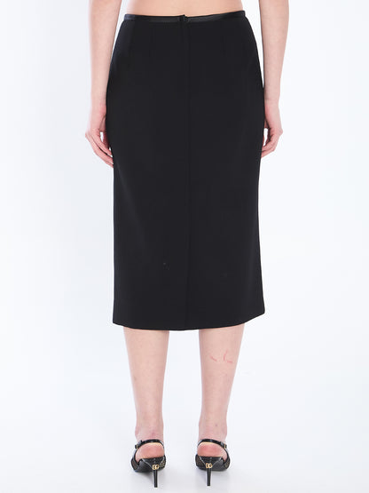 DOLCE&amp;GABBANA 42 pencil longuette skirt