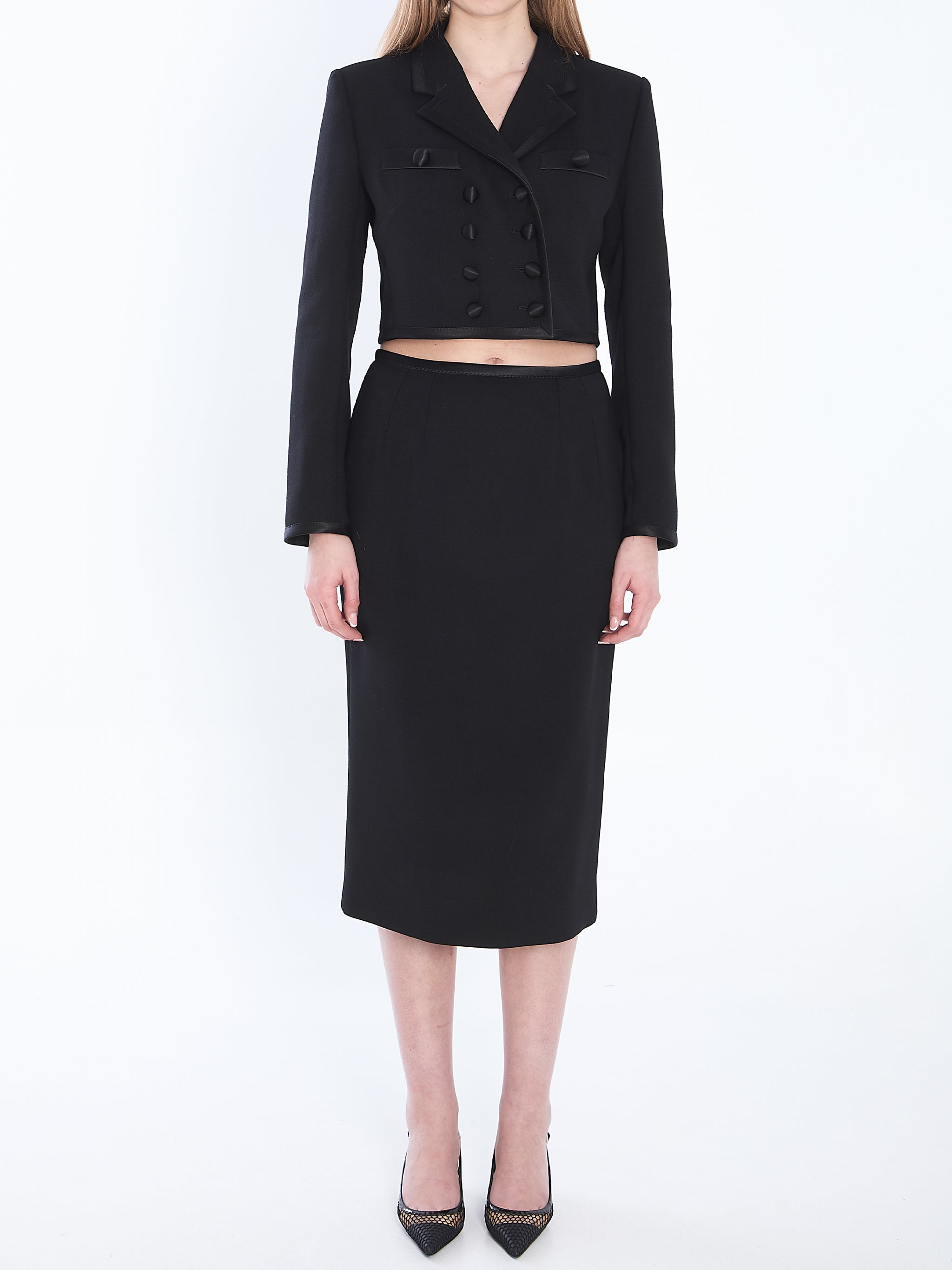pencil longuette skirt