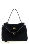 rodeo handbag in suede and smooth calf leather