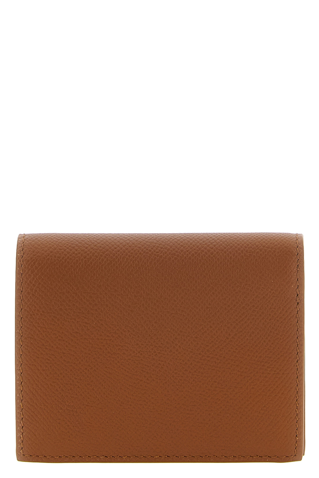 FERRAGAMO OS the compact ferragamo wallet is made of pure hammered calf leather in a versatil