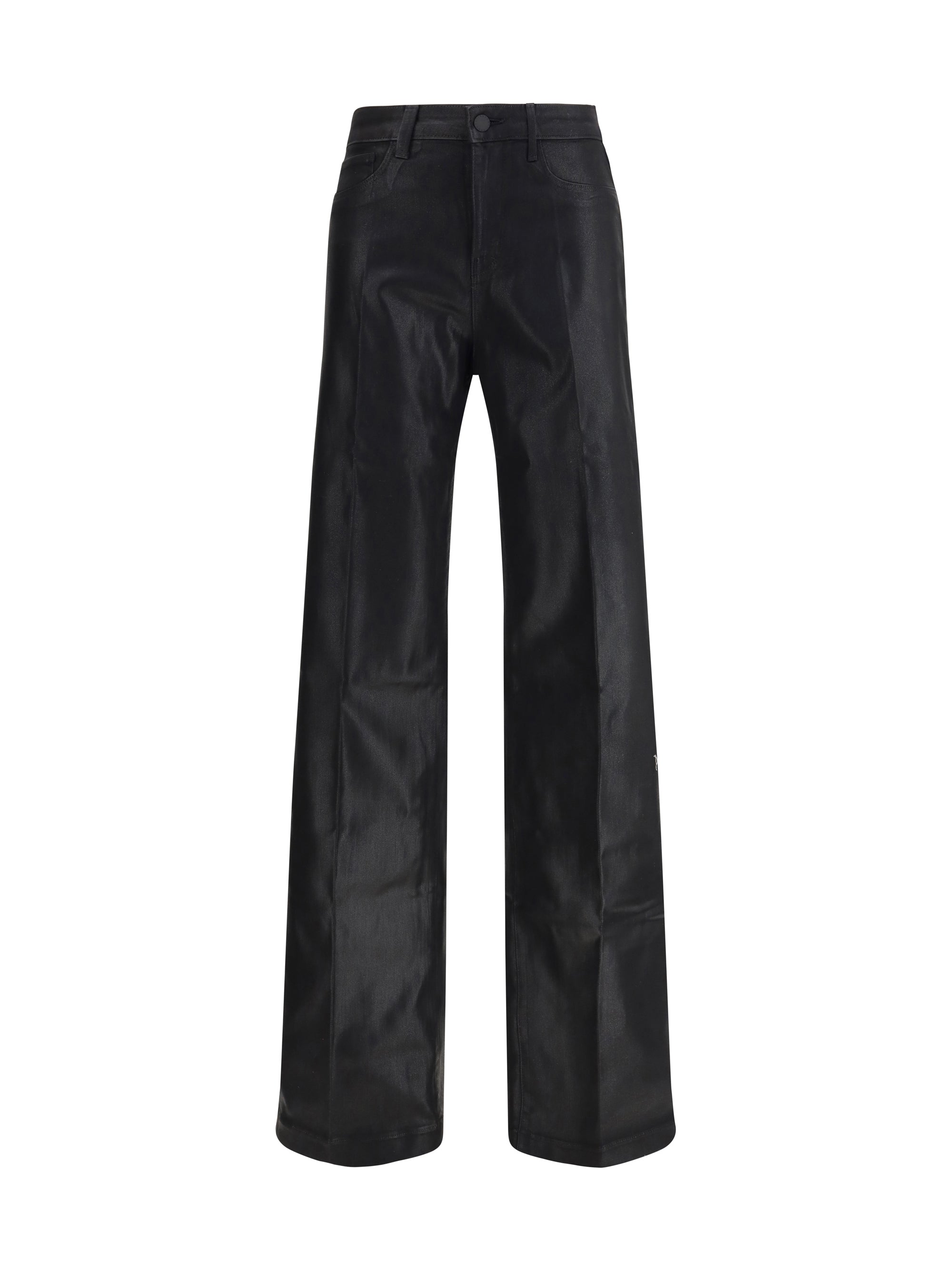 clayton coated wide leg jeans
