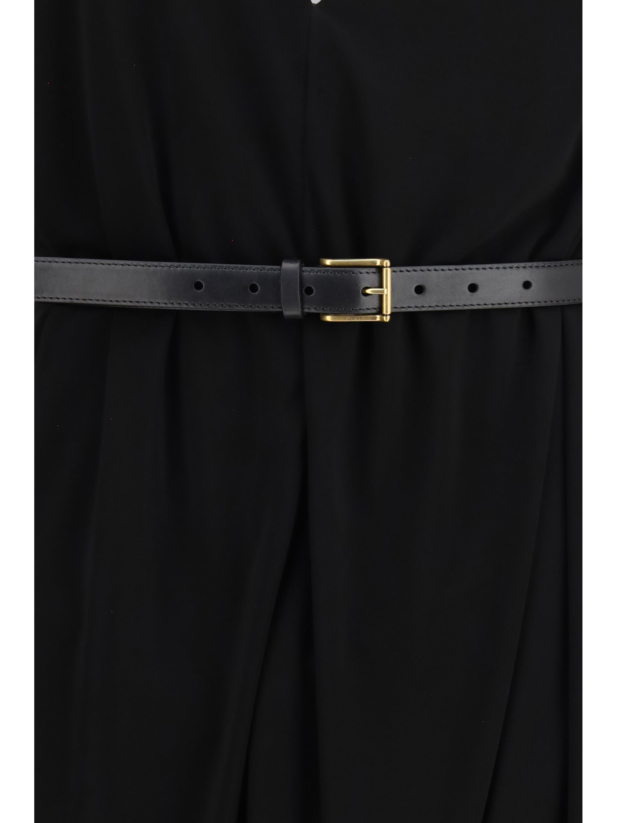 draped viscose dress