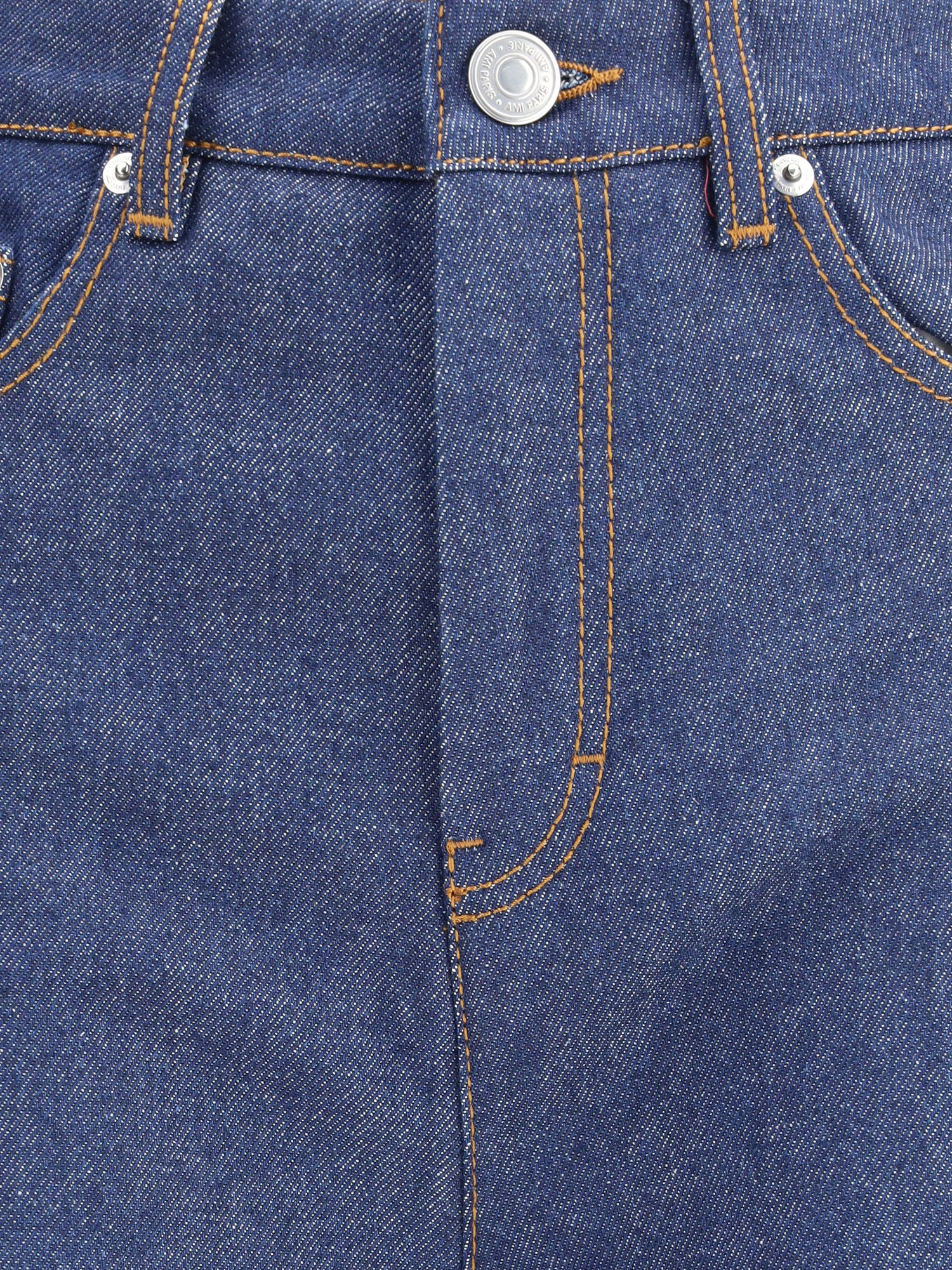 AMI PARIS 25 flare fit jeans in raw