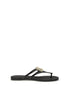DOLCE & GABBANA 36 logo rubber sandals