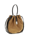 hug buckle bucket bag