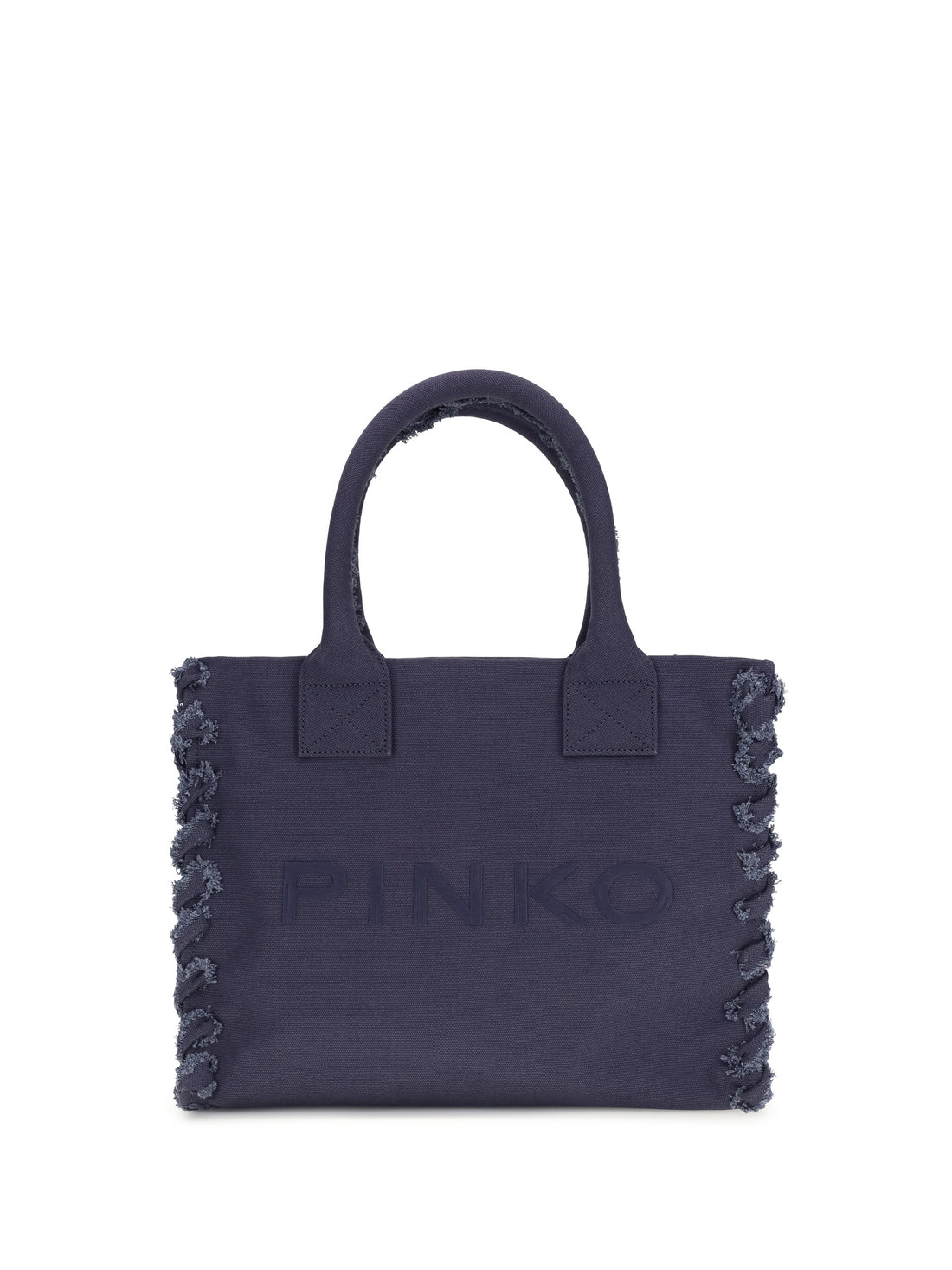 PINKO OS canvas tote bag
