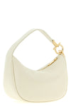 hammered leather handbag