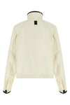straight and short jacket in technical linen fabric