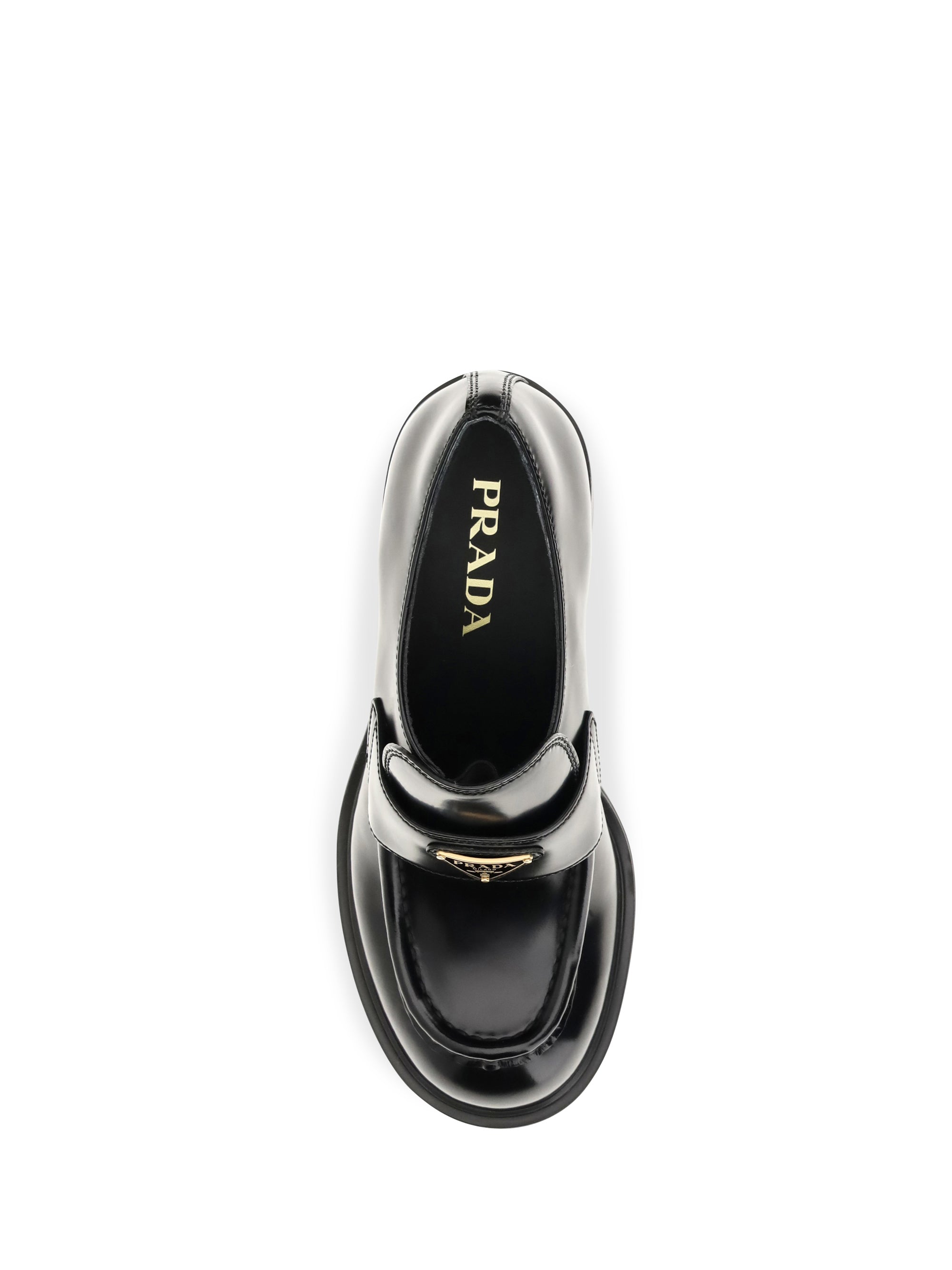 leather heeled loafers