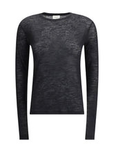 SAINT LAURENT M short-sleeved t-shirt in cashmere and silk 