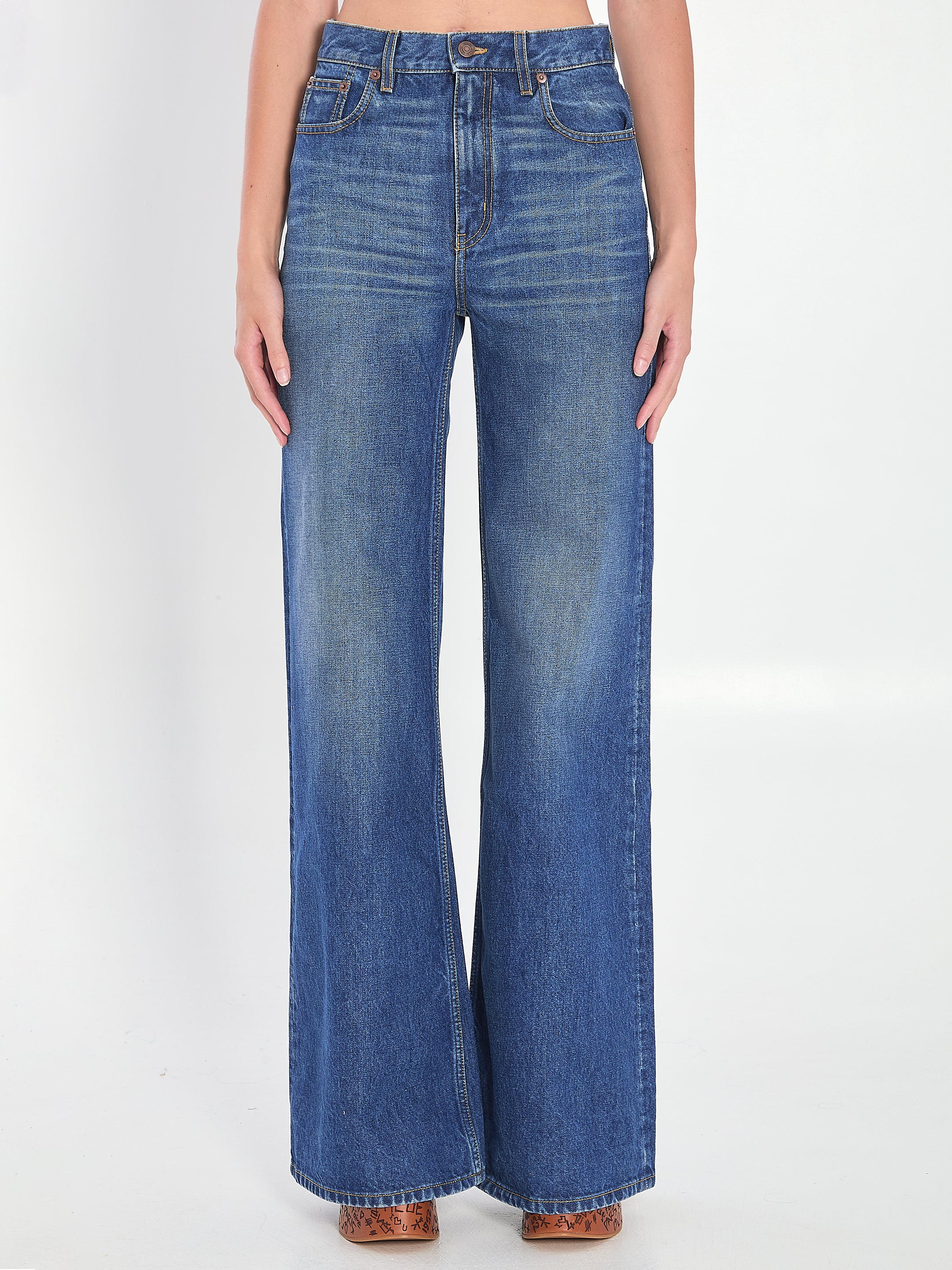 CHLOE 25 wide-leg jeans 