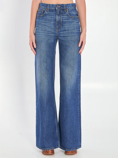 CHLOE 25 wide-leg jeans 