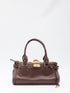 CHLOE OS paddington bag in garnet leather