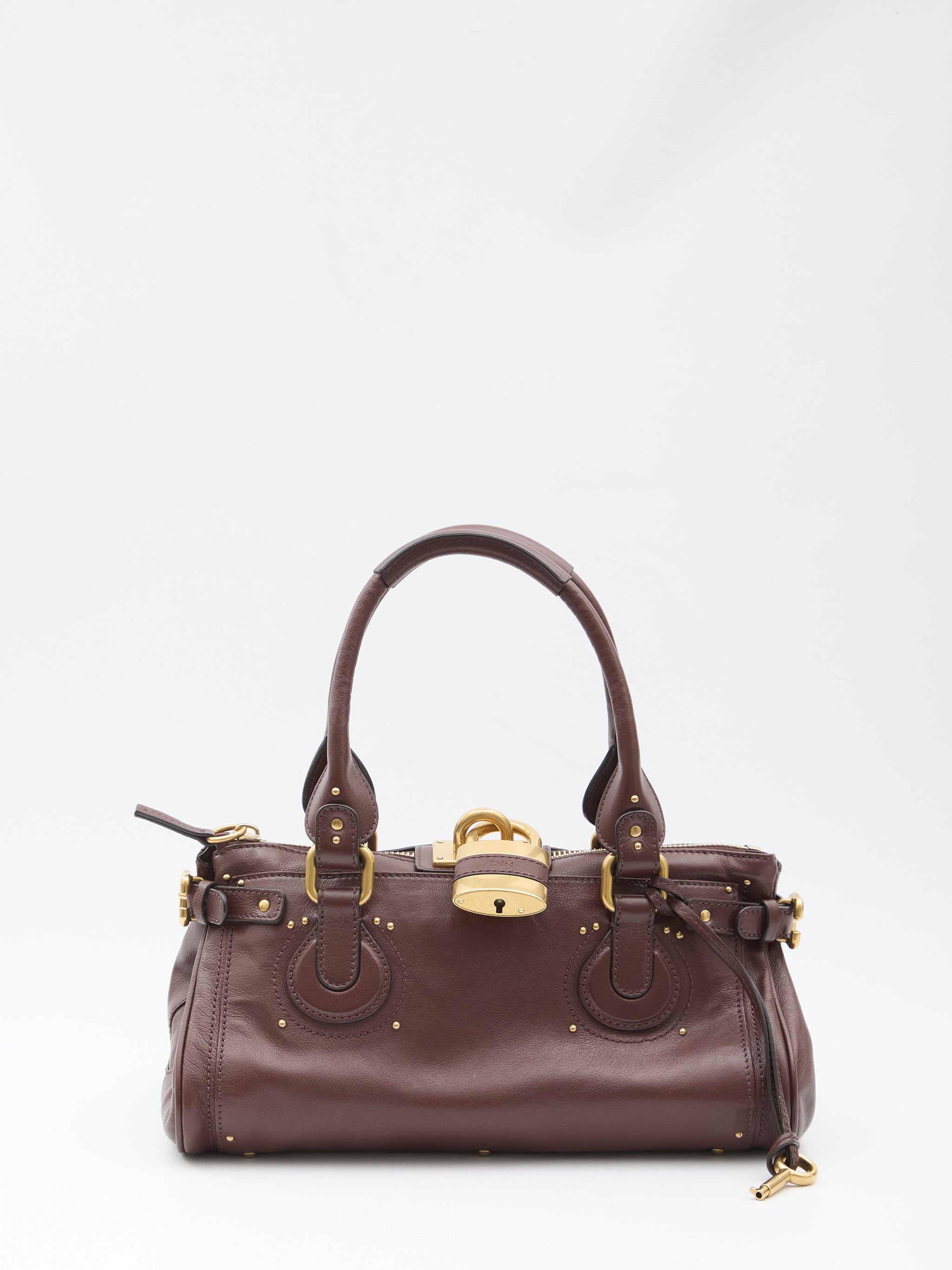 paddington bag in garnet leather