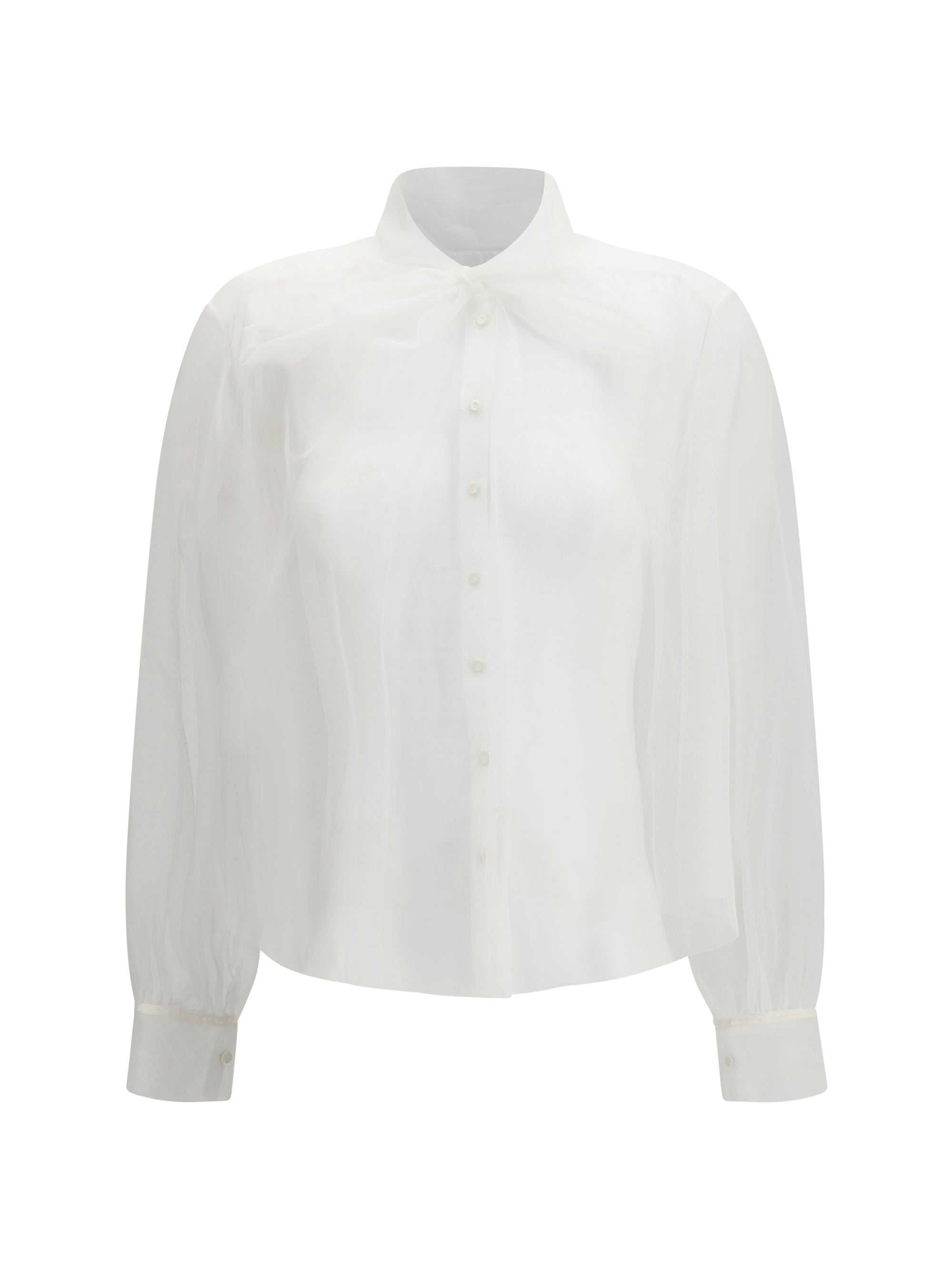 tulle shirt with sash