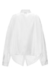 asymmetrical cotton shirt