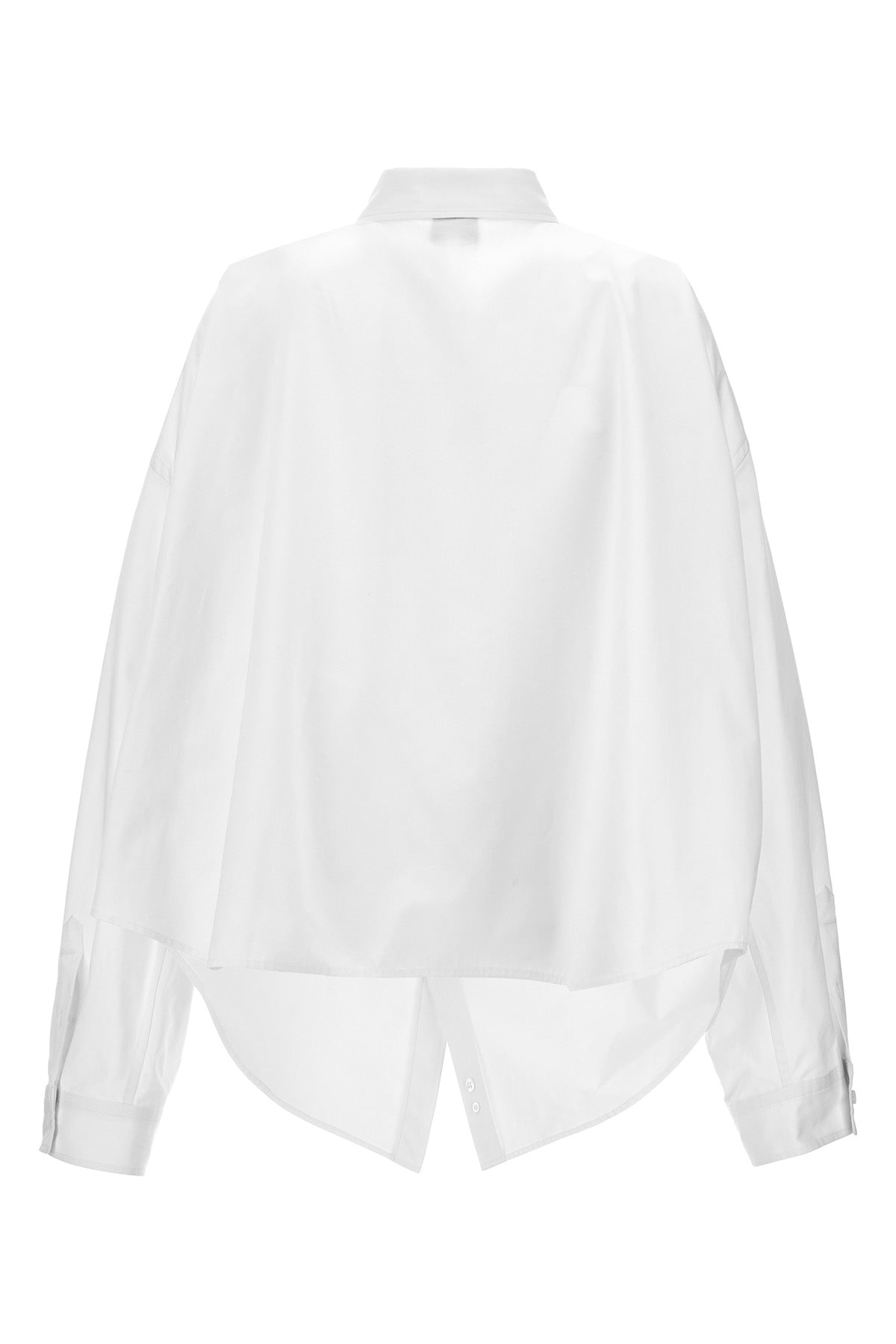 asymmetrical cotton shirt