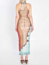 JEAN PAUL GAULTIER M fire long dress