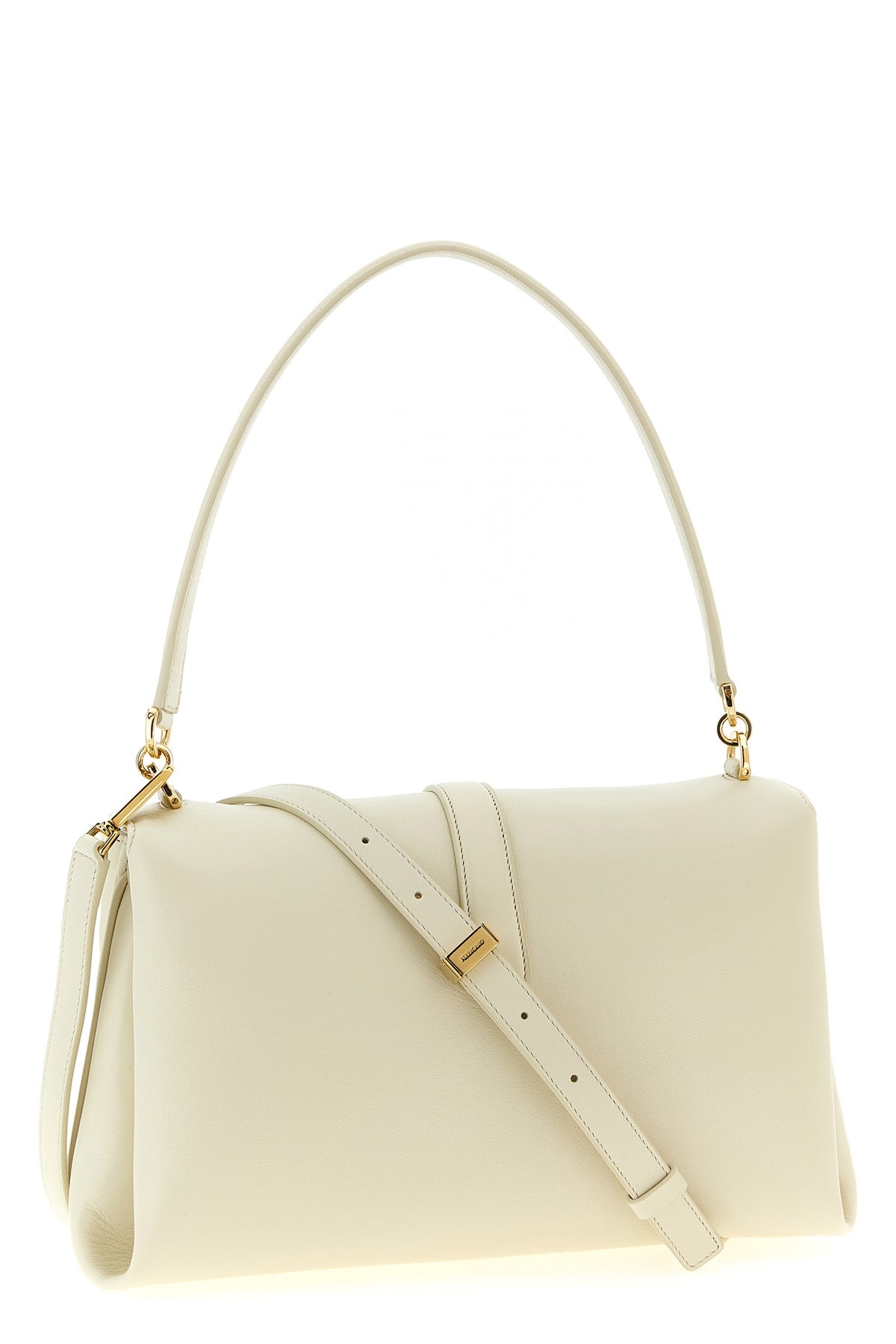 th (m) shoulder bag in calf leather