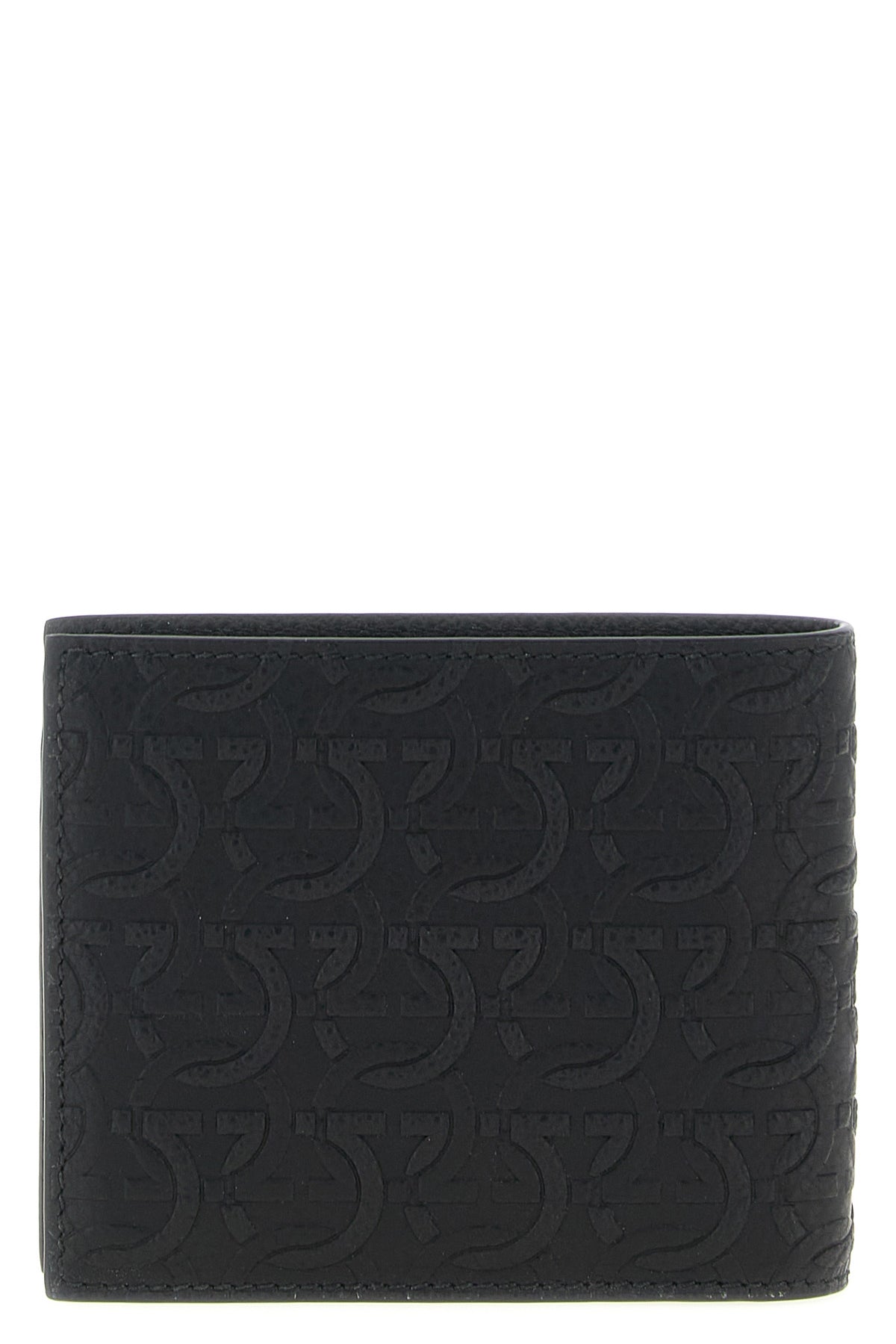 hammered calf leather wallet