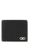 hammered calf leather wallet