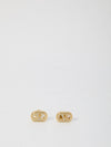 ovalette earrings with rhinestones