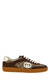 suede and gg fabric sneakers