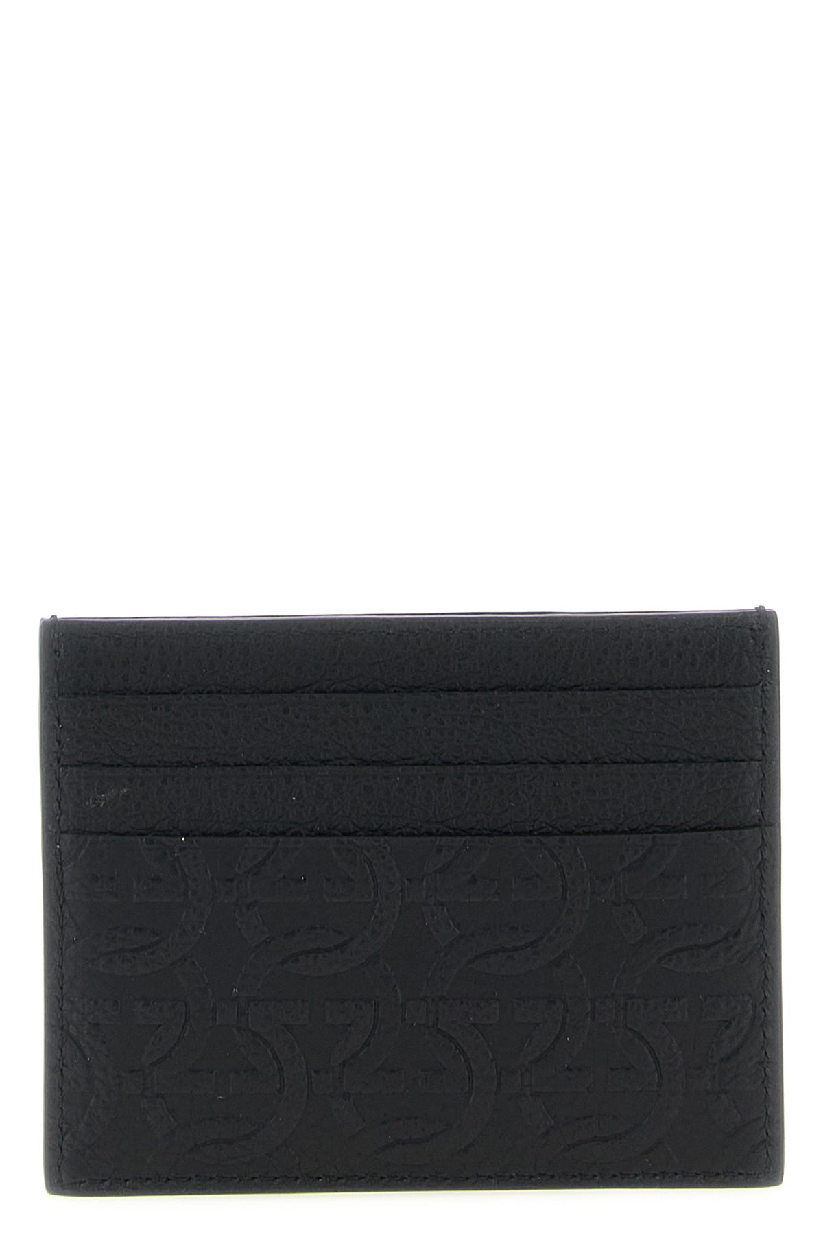 hammered calf leather card holder
