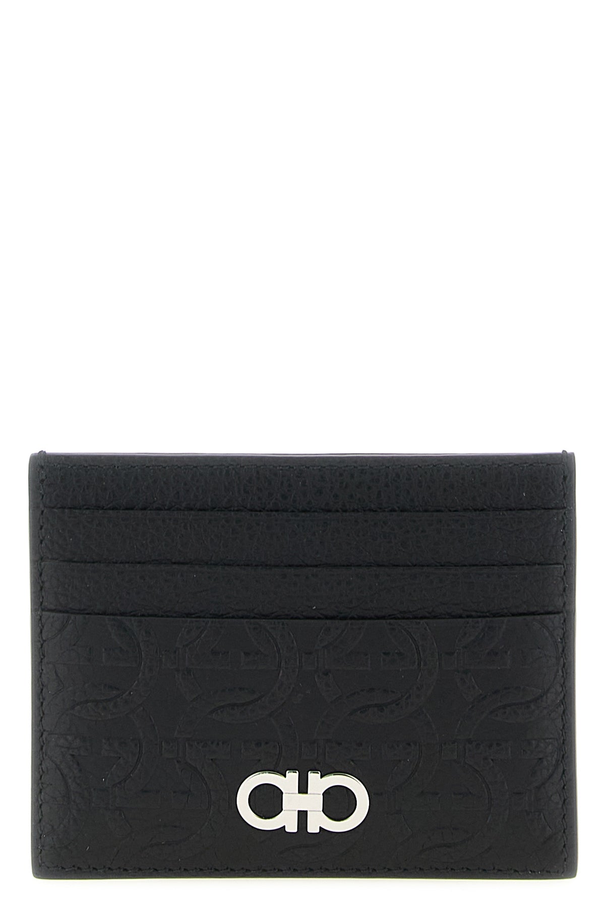 hammered calf leather card holder