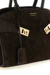 the ferragamo hug th (s) handbag sets new standards in sartorial architecture