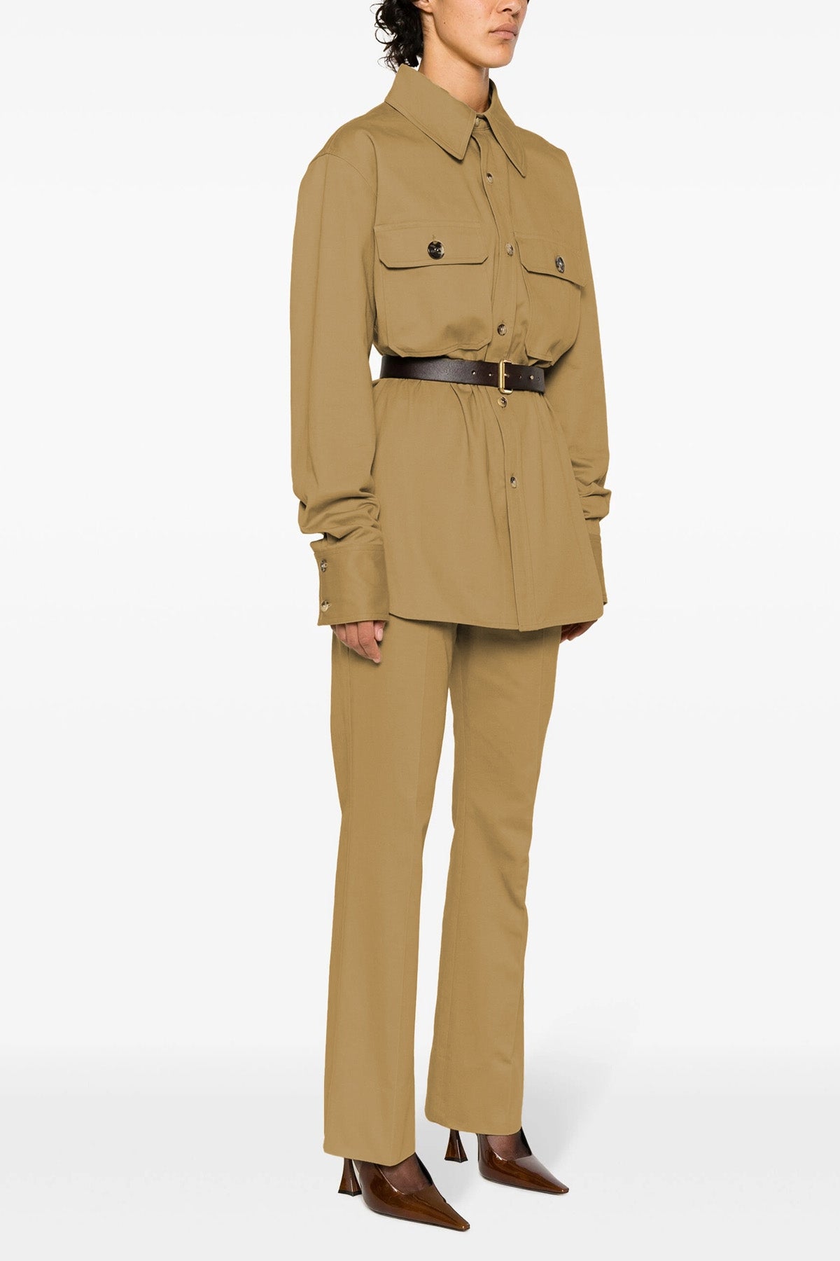 saharienne cotton drill shirt