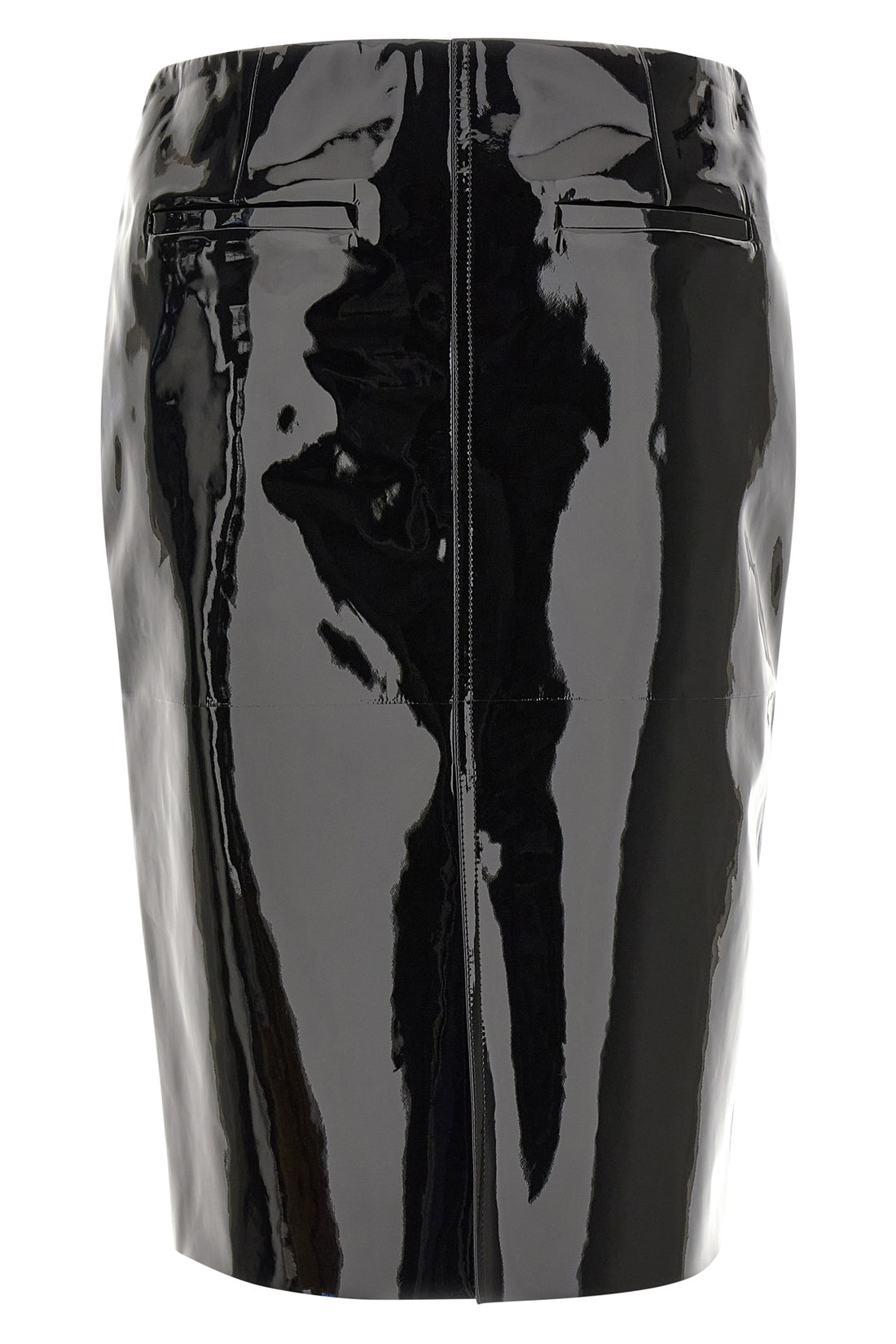 FERRAGAMO 38 the pencil skirt ferragamo pure lambskin defines the silhouette through rigorous
