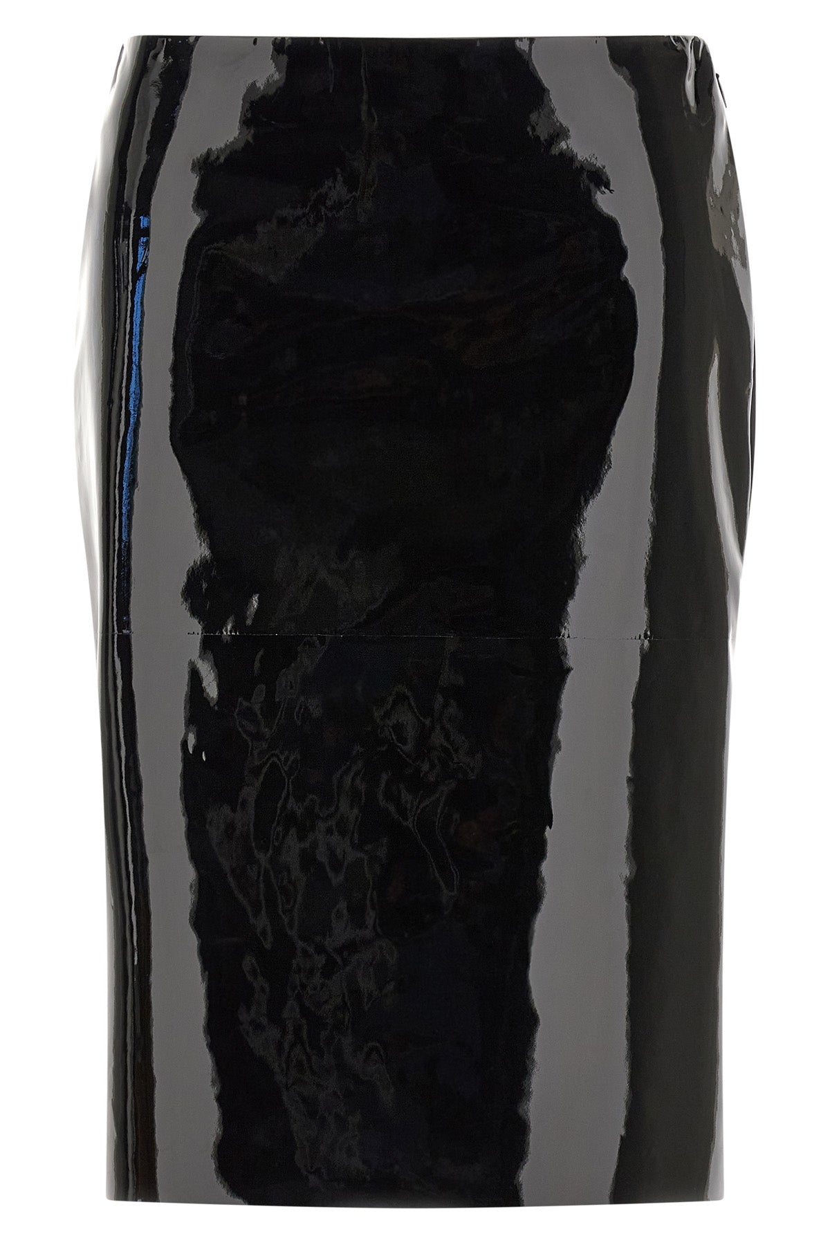the pencil skirt ferragamo pure lambskin defines the silhouette through rigorous