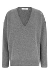 the v-neck co sweater redefines the concept of essential knitwear through a rela