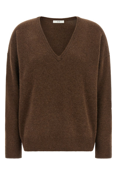 the co sweater stands out for its relaxed silhouette and essential aesthetics