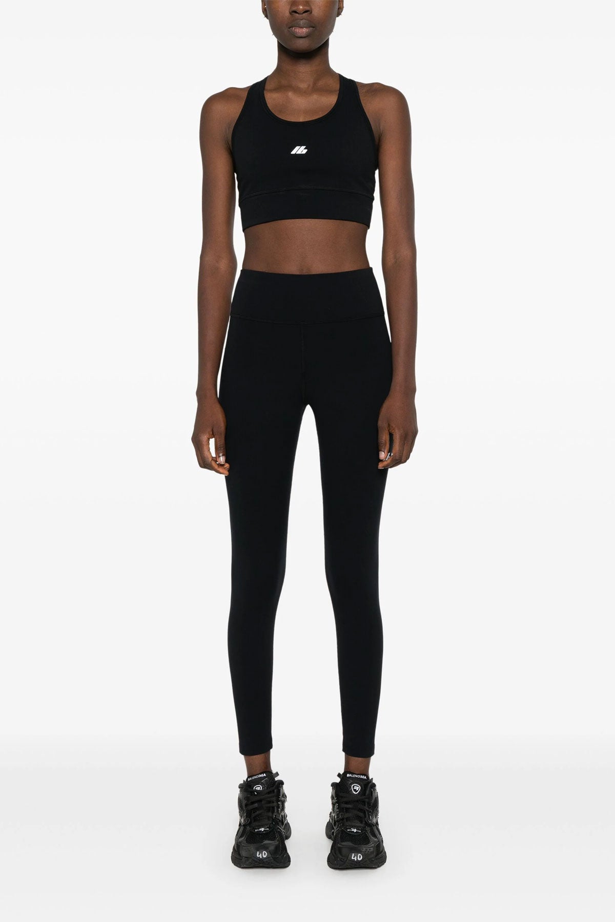 leggings in stretch fabric
