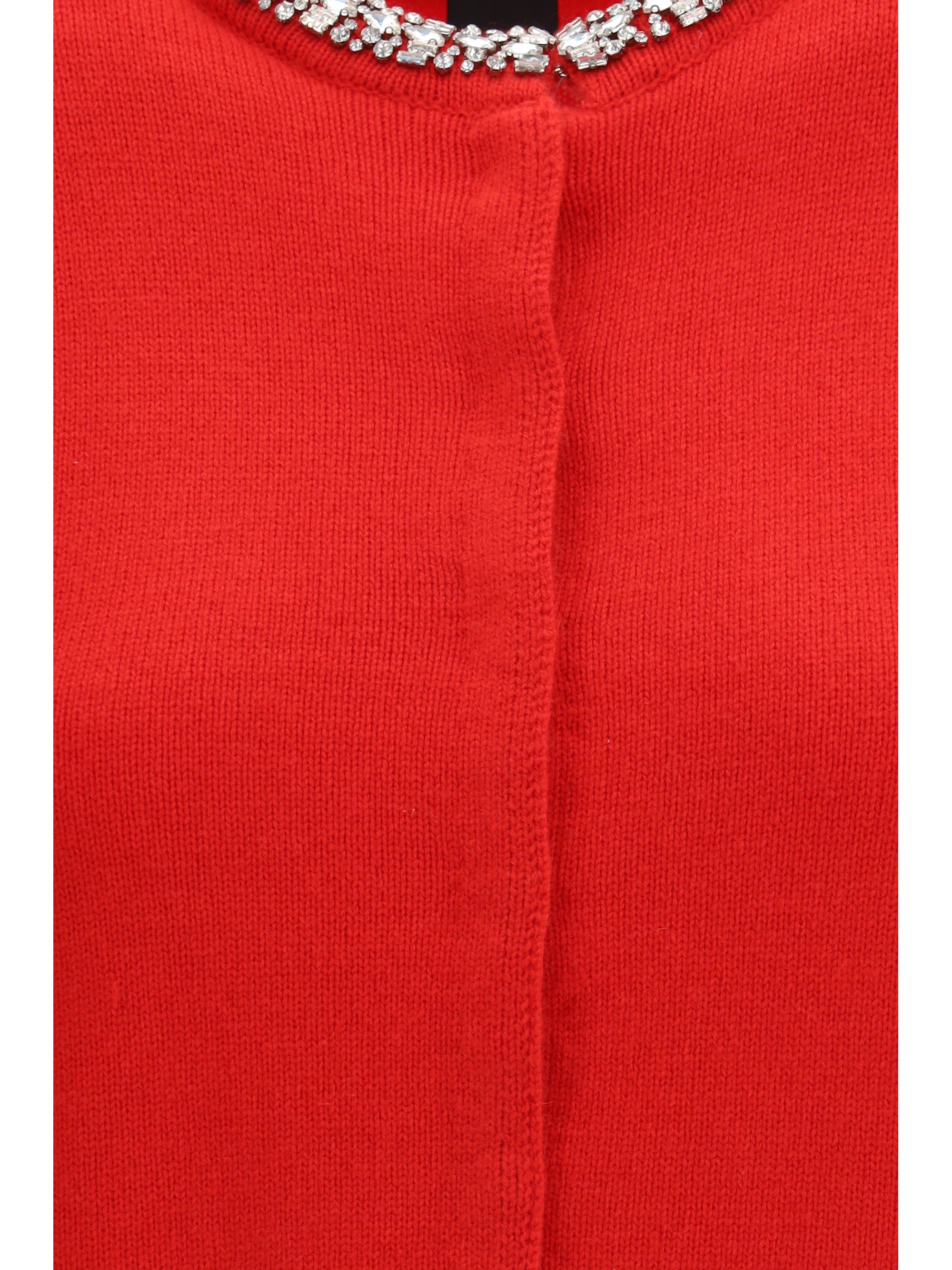 colonia cardigan with jewel collar