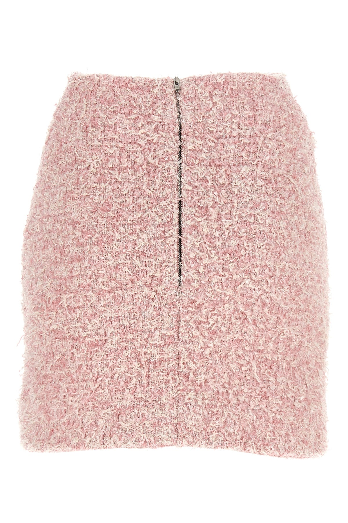 cotton-blend tweed skirt