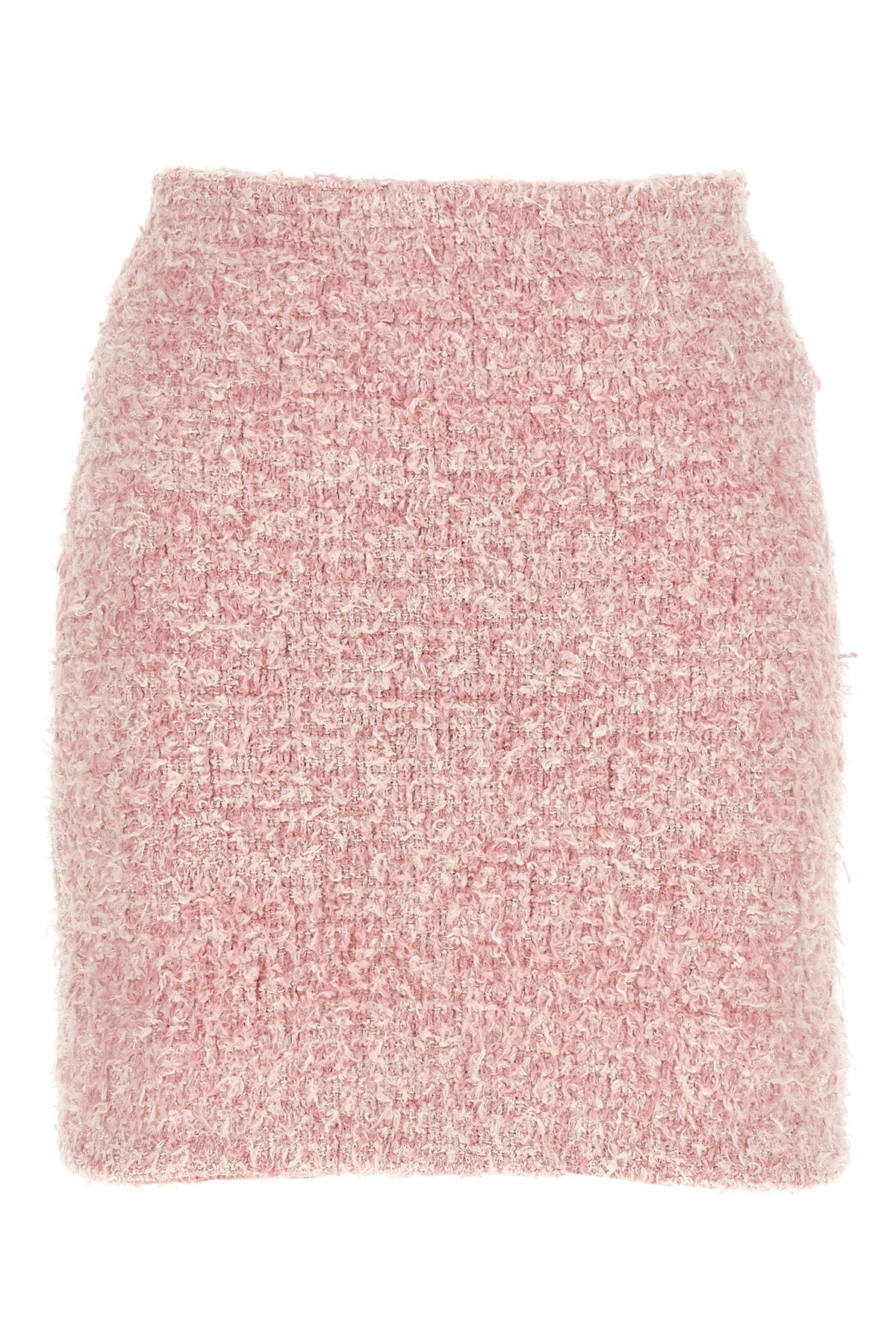 cotton-blend tweed skirt